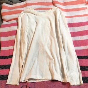Girls white Cherokee long sleeve tee